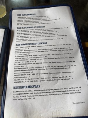 Menu photo 6 Blue Heaven Key West, FL Menu photo 6 Blue Heaven Key West, FL