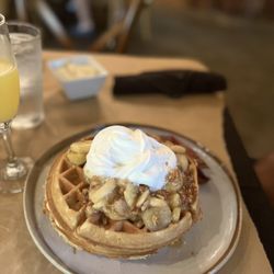 Tamara's Downtown - Bananas Foster Waffles