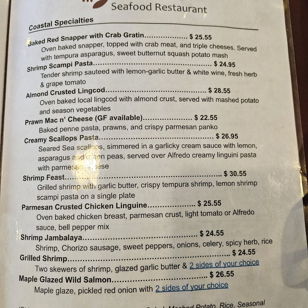 Aioli Seafood Restaurant - Menu - Seafood Near Me - Parksville, British Columbia Aioli Seafood Restaurant - Menu - Seafood Near Me - Parksville, British Columbia