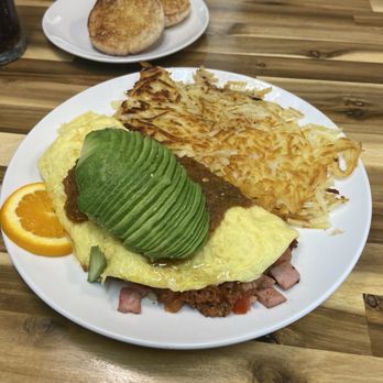 Agape Restaurant 8:39 - Agape Omelette with avocado. Side English muffin. Top notch breakfast! - Breakfast & Brunch Near Me - Paso Robles, California Agape Restaurant 8:39 - Agape Omelette with avocado. Side English muffin. Top notch breakfast! - Breakfast & Brunch Near Me - Paso Robles, California