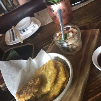 Pubbelly Sushi Brickell - Tostones & hamachi ceviche - Sushi Bars Near Me - Miami, Florida