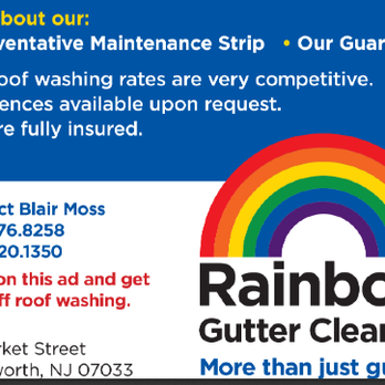 Rainbow Gutter Cleaning - Gutter Services Near Me - Kenilworth, New Jersey