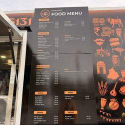 Chup Chaap - Menu