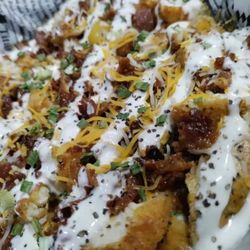 Why Fries? - Chicken bacon ranch potato bowl