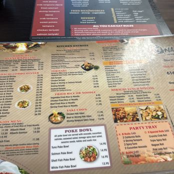 Nagoya - Menu. You may order from all you can eat for $29.95. You may also order from the regular menu. - Japanese Near Me - Kentwood, Michigan Nagoya - Menu. You may order from all you can eat for $29.95. You may also order from the regular menu. - Japanese Near Me - Kentwood, Michigan
