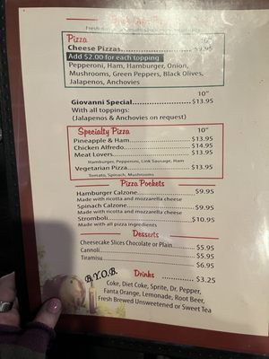 Menu photo 2 Giovanni's Italian Kitchen Fort Worth, TX