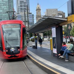Adelaide Station Tram Stop