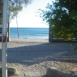 Camping calù - Accesso al mare dal camping Calù.