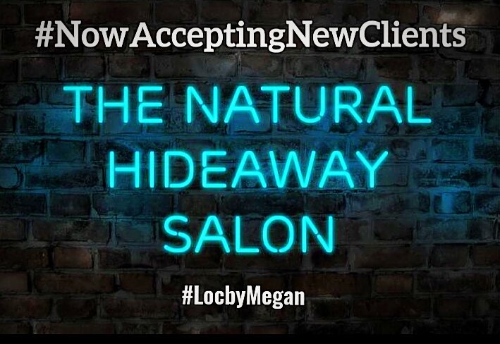 The Natural Hideaway Loc Salon Logo