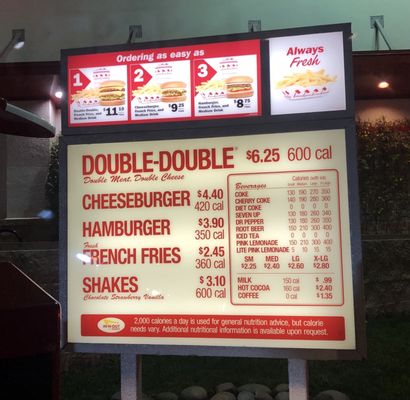 Menu photo 4 In-N-Out Burger Mountain View, CA