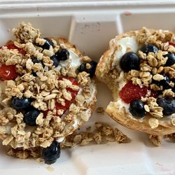 Ruby's Coffeehouse & Eatery - Granola berry croissant with honey and berries