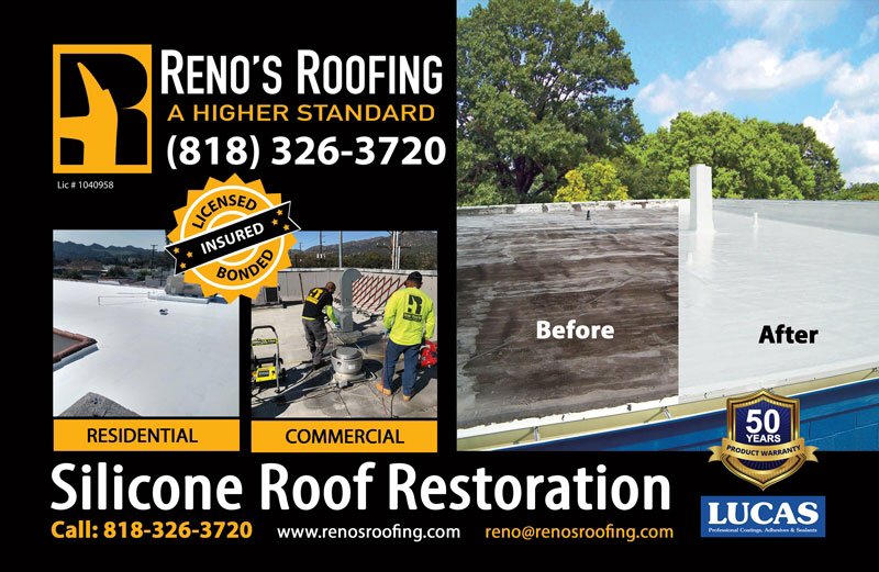 Slide of Reno's Roofing