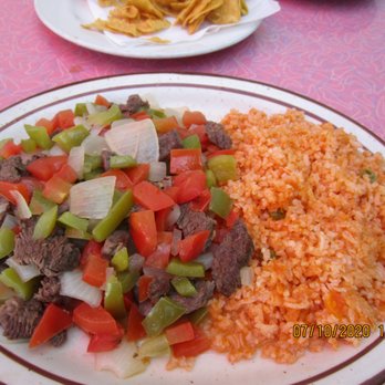 Bun-N Burger - Steak Picado plate w/2x's Rice, No Beans, - Burgers Near Me - Alhambra, California