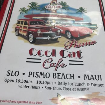 Cool Cat Cafe - Menu - American Near Me - Pismo Beach, California Cool Cat Cafe - Menu - American Near Me - Pismo Beach, California