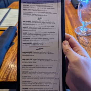 Asadero Prime - Menu (Jun 2026) - Mexican Near Me - Kent, Washington