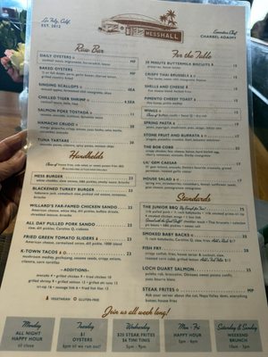 Menu photo 1 MESSHALL Los Angeles, CA Menu photo 1 MESSHALL Los Angeles, CA