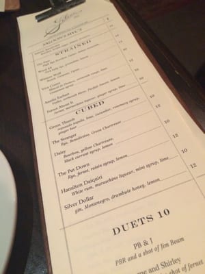 Menu photo 6 Saloon Somerville, MA