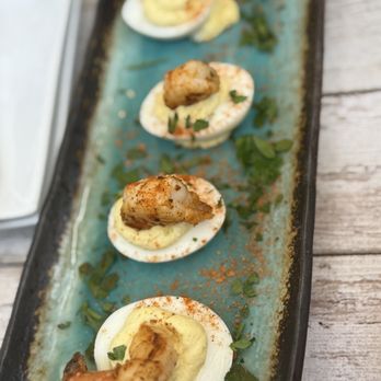 Sweet Catch  - Shrimp and butter garlic deviled eggs - Seafood Near Me - Brooklyn, New York