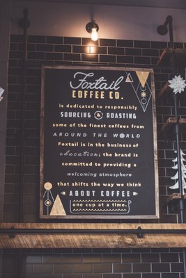 Menu photo 8 Foxtail Coffee Winter Park Winter Park, FL Menu photo 8 Foxtail Coffee Winter Park Winter Park, FL