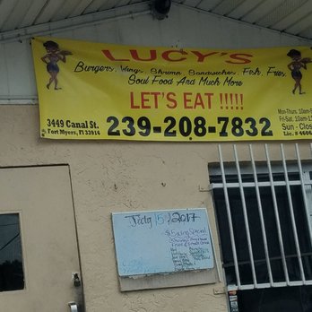 Lucy's Let's Eat! - Storefront at Lucys. Order at the window. - Breakfast & Brunch Near Me - Fort Myers, Florida