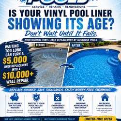GossBoss Pool Service - Faded, wrinkled and ready for retirement? Give your pool the facelift it deserves & call GossBoss to replace your liner!
