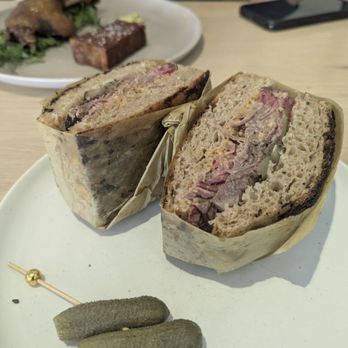 Tomat - Pastrami Sandwich - New American Near Me - Los Angeles, California Tomat - Pastrami Sandwich - New American Near Me - Los Angeles, California