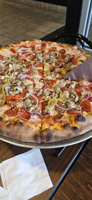 Flat Earth Pizza by null