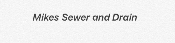 Mike's Sewer and Drain Logo