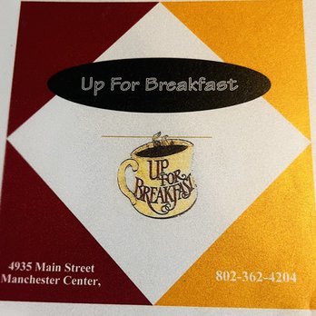 Up For Breakfast - Menu - Breakfast & Brunch Near Me - Manchester Center, Vermont