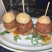 Photo of Little Owl - New York, NY, United States. Gravy Meatball Sliders