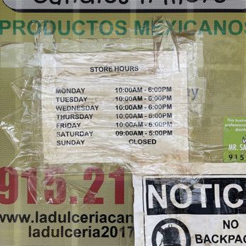 La Dulceria Candies N More - Store hours - Candy Stores Near Me - El Paso, Texas La Dulceria Candies N More - Store hours - Candy Stores Near Me - El Paso, Texas