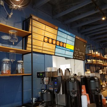 Caffeine Roasters - Menu board - Coffee Roasteries Near Me - Tampa, Florida