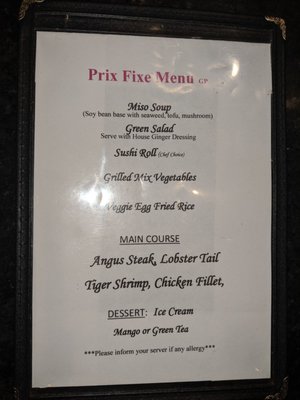 Menu photo 1 Hibachi Oakville, ON Menu photo 1 Hibachi Oakville, ON