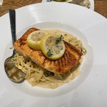 California Pizza Kitchen - Salmon Pasta - Pizza Near Me - Des Peres, Missouri California Pizza Kitchen - Salmon Pasta - Pizza Near Me - Des Peres, Missouri