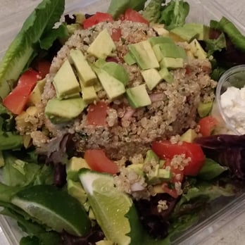 Pastryisart - Quinoa Salad with avocado and tomato. Feta on the side. - Bakeries Near Me - North Miami, Florida Pastryisart - Quinoa Salad with avocado and tomato. Feta on the side. - Bakeries Near Me - North Miami, Florida