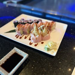 Kinjo Japanese Steakhouse - Victoria Secret Roll & regular Tuna Roll