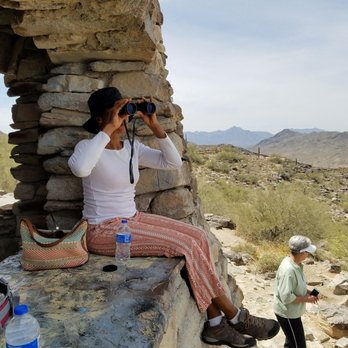 South Mountain Park - Eating my snack and looking through binoculars - Parks Near Me - Phoenix, Arizona