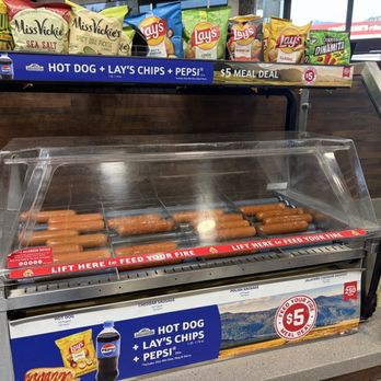 Maverik Adventure's First Stop - Hot dogs and chips, the quintessential road trip snack. - Gas Stations Near Me - Nephi, Utah Maverik Adventure's First Stop - Hot dogs and chips, the quintessential road trip snack. - Gas Stations Near Me - Nephi, Utah
