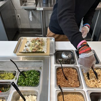 Pokeworks - Look at that Poke Burrito - Large (3 Proteins) - Salad Near Me - Nashville, Tennessee Pokeworks - Look at that Poke Burrito - Large (3 Proteins) - Salad Near Me - Nashville, Tennessee