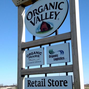 Organic Valley - Big roadside sign - Grocery Near Me - Cashton, Wisconsin