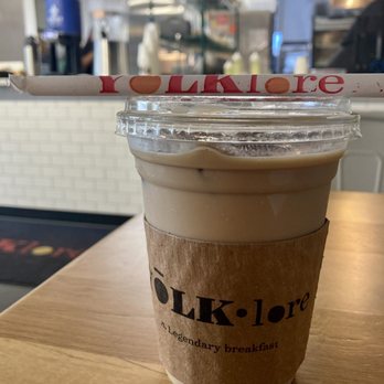 Yolklore - Iced vanilla latte - Breakfast & Brunch Near Me - St. Louis, Missouri Yolklore - Iced vanilla latte - Breakfast & Brunch Near Me - St. Louis, Missouri