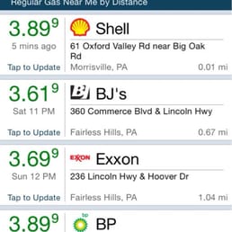 Price via gasbuddy.com