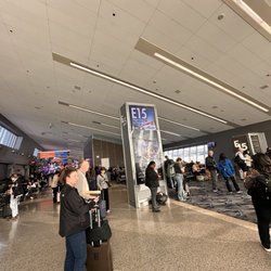 Harry Reid International Airport - Gate E15 all the way in the back!