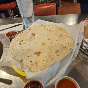 Duran Central Pharmacy - Or server brought us a warm homemade flour tortilla it was delicious - Mexican Near Me - Albuquerque, New Mexico