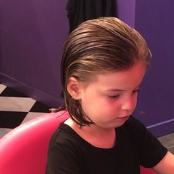 Sharkey's Cuts for Kids - Getting nails done