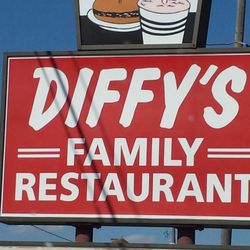 Diffy's Family Restaurant - Outside Sign.