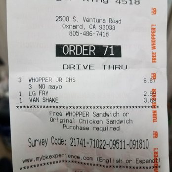 Burger King - Burgers Near Me - Oxnard, California