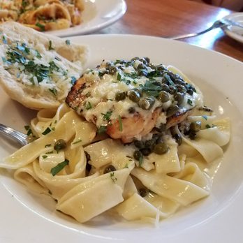Adamo's - Salmon with capers and lemon sauce, too tart for the pasta. - New American Near Me - Sacramento, California Adamo's - Salmon with capers and lemon sauce, too tart for the pasta. - New American Near Me - Sacramento, California