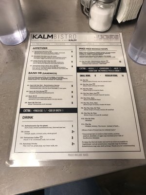 Menu photo 6 KALM Bistro Johnson City, TN