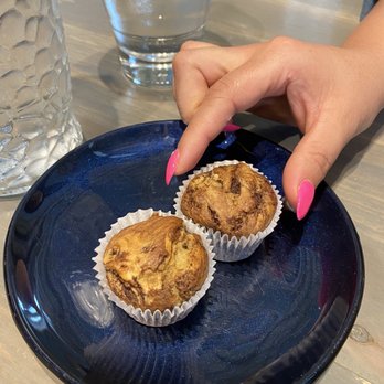 Hook & Barrel - Mini choco chip muffins hot out the oven - Seafood Near Me - Myrtle Beach, South Carolina